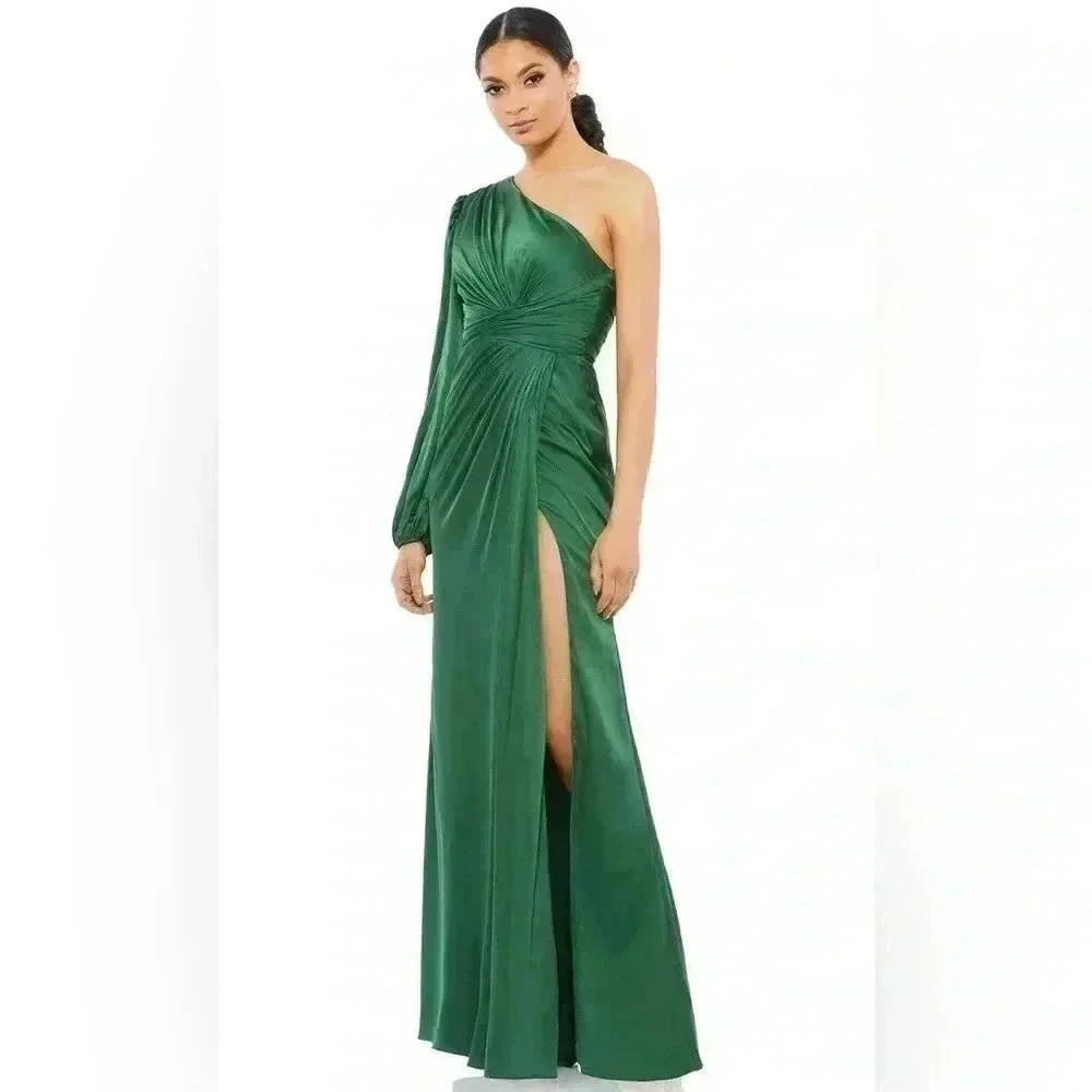 Ieena Duggal 11251 - One Shoulder‎ Ruched Evening Gown